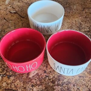 Rae Dunn Pet Water and Food Bowls